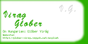 virag glober business card